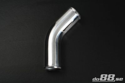 Aluminiumrör 45 grader 3,5´´ (89mm)
