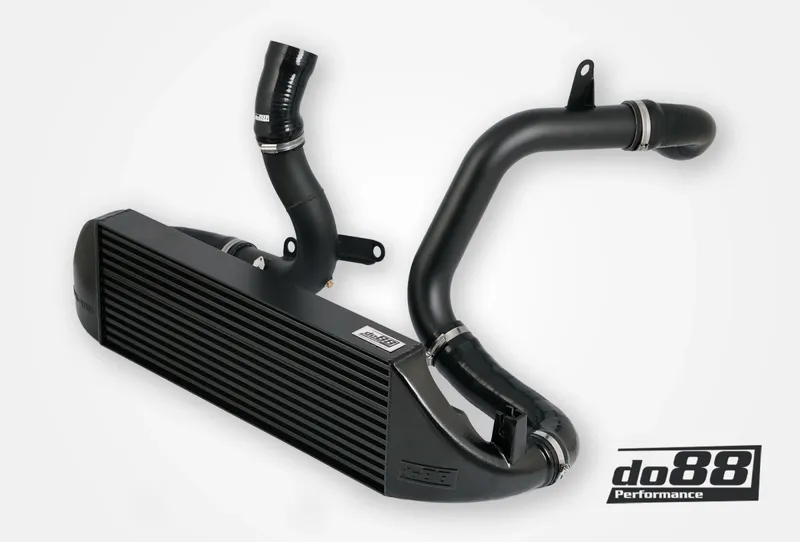 BigPack Intercooler + Tryckrör Svart Polo GTI AW / A1 40 TFSI EVO 3