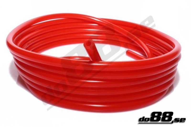 Vakuumslang Röd 4mm