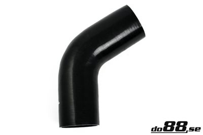 Silikonslang Svart 60 grader 4,25´´ (108mm)