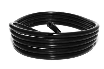 Vakuumslang Svart 6,3mm