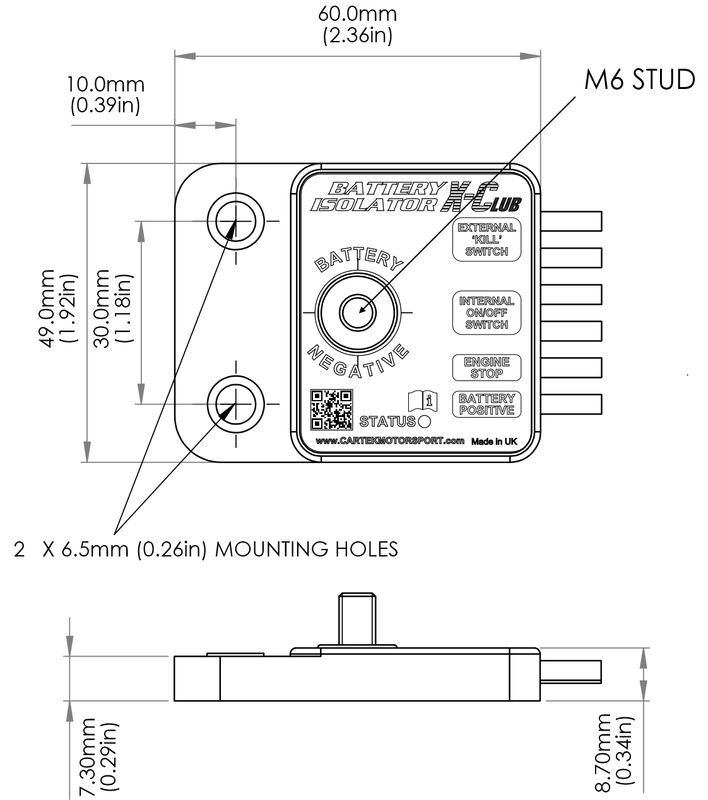 BATTERY ISOLATOR X-CLUB