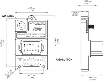 CARTEK Power Distribution Module (4 Channel with CAN)