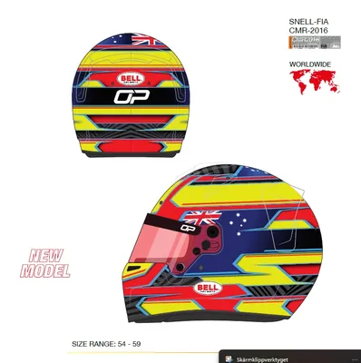 BELL KC7 CMR Oscar Piastri 2025 Kommer snart