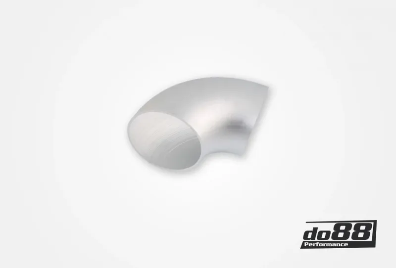 Aluminiumrör 90° 50x3 mm kort radie