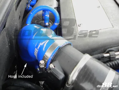 SAAB 9-3 2.0T (03–) Inloppsslang Röd