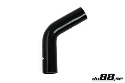 Silikonslang Svart 60 grader 1,125´´ (28mm)