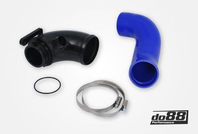 VAG 1.8 2.0 TSI (MQB) Turbo inloppsrör, Blå slang, Hybrid Turbo, OEM Luftburk
