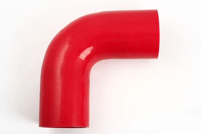 Silikonslang Röd 90° 4" (102mm)