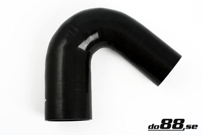 Silikonslang Svart 135 grader 2,75 - 3,125´´ (70-80mm)