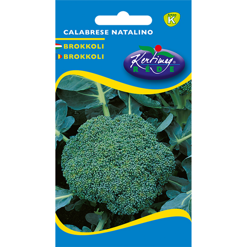 Broccoli Calabrese fröförpackningens framsida