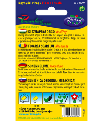 Dekorativ Solros Månsken