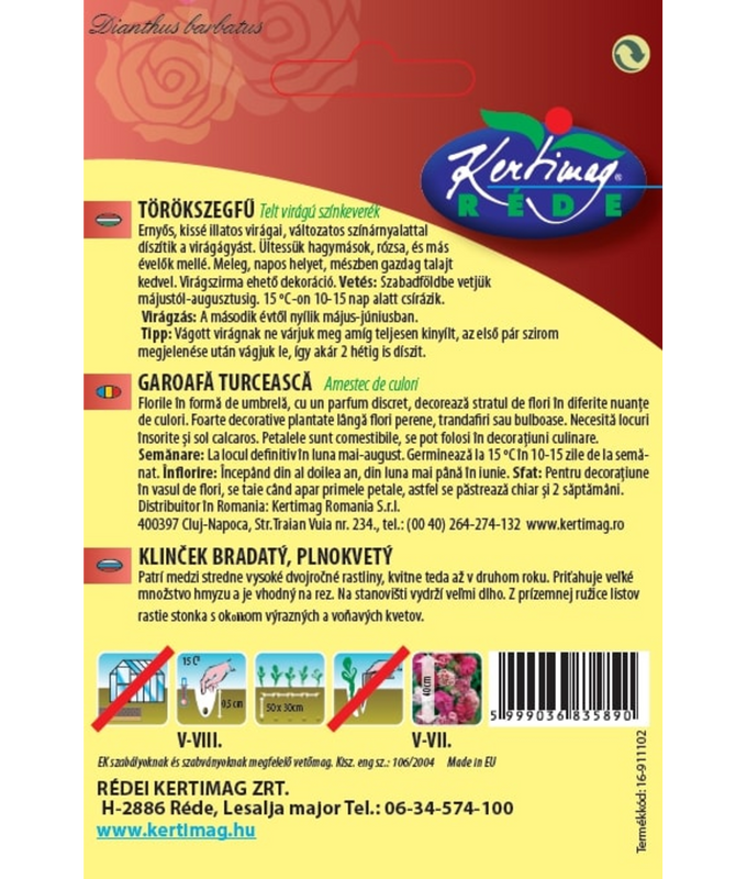 Borstnejlika Färgmix