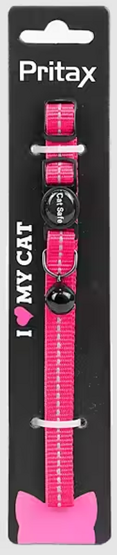 Katthalsband med reflex