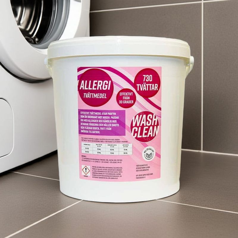 Washclean Allergivättmedel 730 tvättar