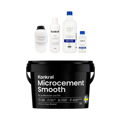 Microcement 4 kvm med Sealer Elite+