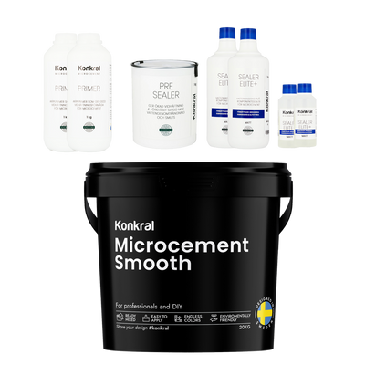 Microcement 20 kvm med Sealer Elite+