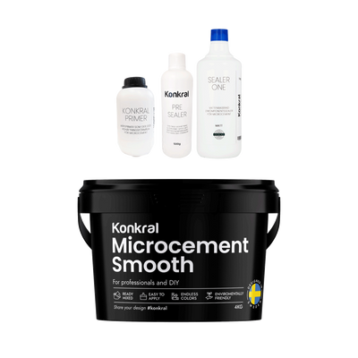 Microcement 4 kvm med Sealer One