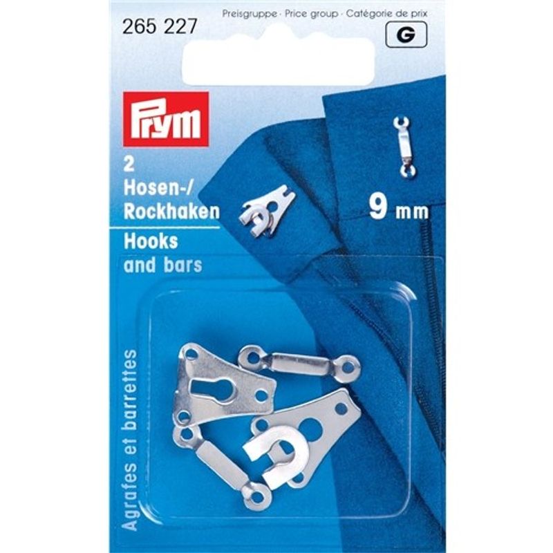 Prym Byx- och kjolkrokar 9 mm