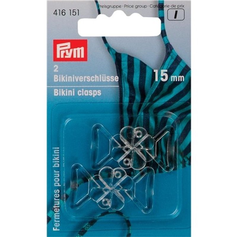 Prym Spännen till Bikini och Bälten, Klöver, Plast