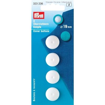 Prym Cover Knappar Plast 19 mm