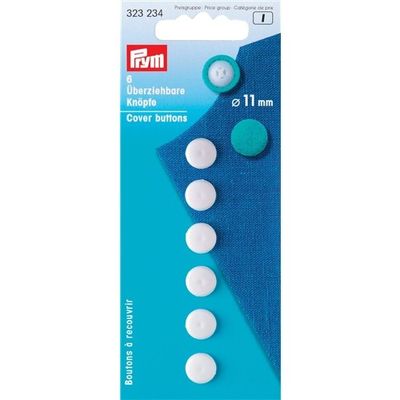 Prym Cover Knappar Plast 11 mm