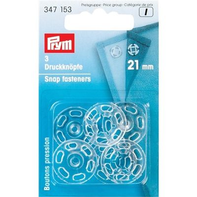 Prym tryckknappar i plast 21 mm
