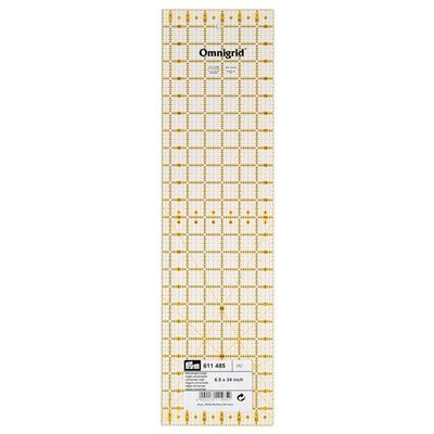 Universell linjal med tum skala 6 1-2 x 24 tum