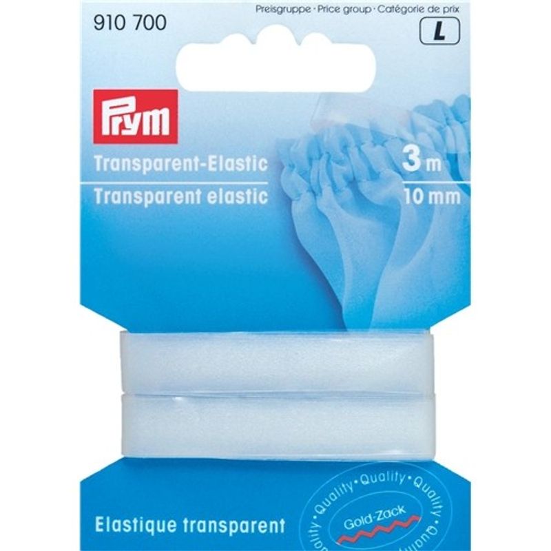 Transparent resårband