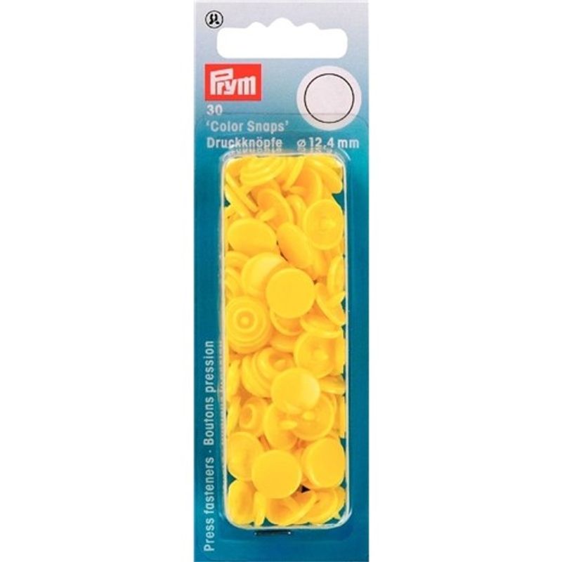 Plasttryckknappar - Color snaps Ø12,4 mm ljus röd 30 st