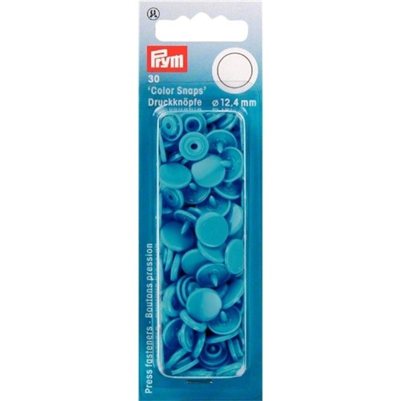 Plasttryckknappar - Color snaps Ø12,4 mm ljus röd 30 st