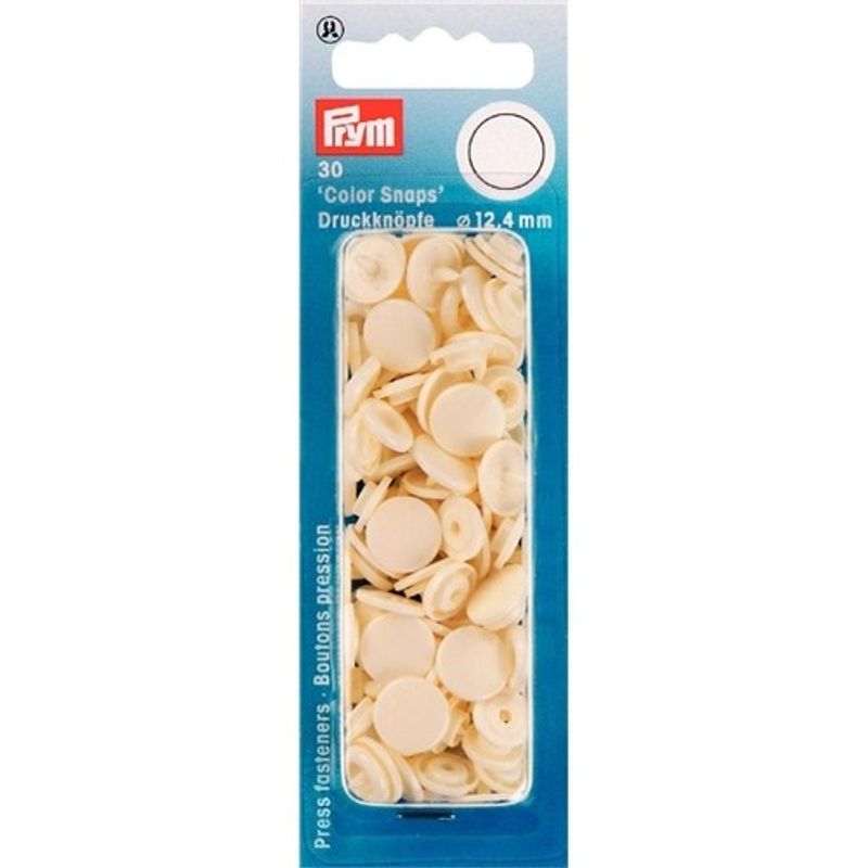 Plasttryckknappar - Color snaps Ø12,4 mm ljus röd 30 st