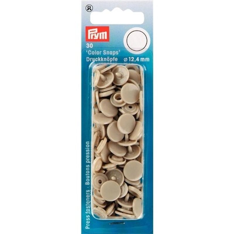 Plasttryckknappar - Color snaps Ø12,4 mm ljus röd 30 st