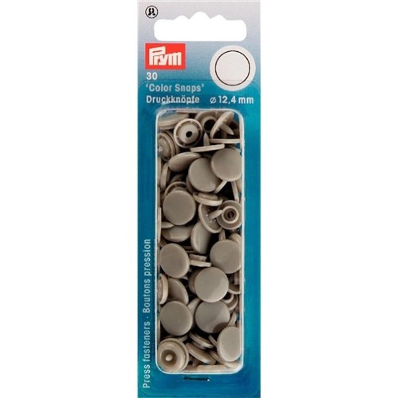 Plasttryckknappar - Color snaps Ø12,4 mm ljus röd 30 st