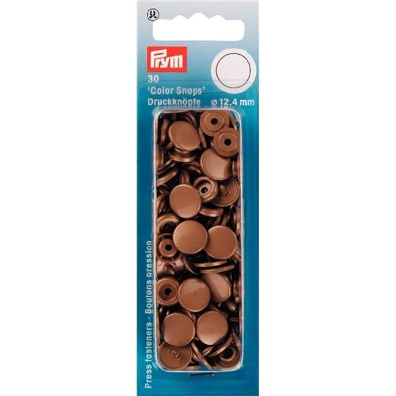Plasttryckknappar - Color snaps Ø12,4 mm ljus röd 30 st
