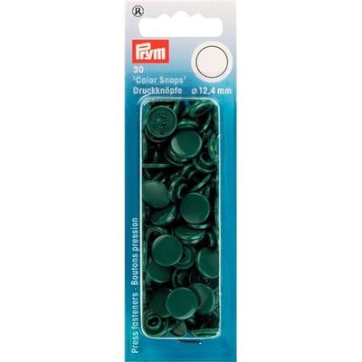 Plasttryckknappar - Color snaps Ø12,4 mm ljus röd 30 st