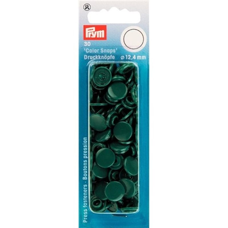 Plasttryckknappar - Color snaps Ø12,4 mm ljus röd 30 st