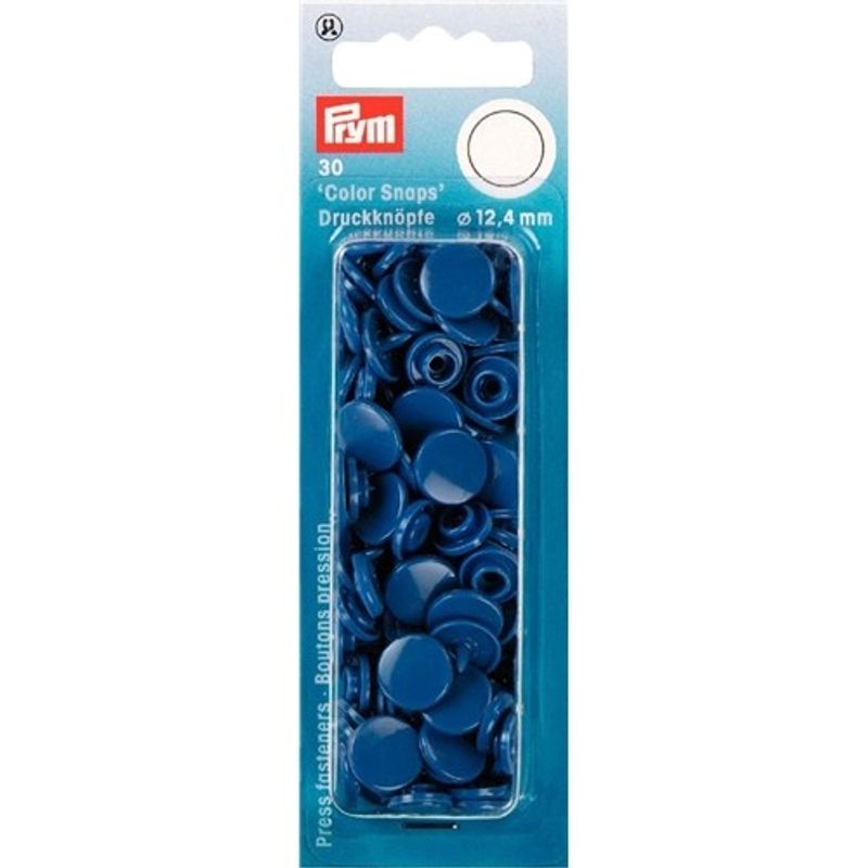 Plasttryckknappar - Color snaps Ø12,4 mm ljus röd 30 st