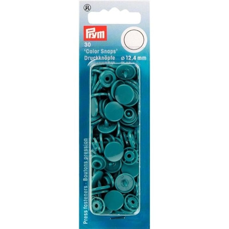 Plasttryckknappar - Color snaps Ø12,4 mm ljus röd 30 st