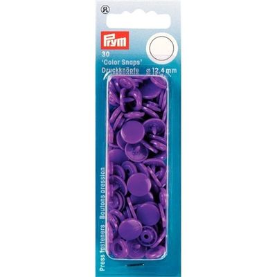 Plasttryckknappar - Color snaps Ø12,4 mm ljus röd 30 st