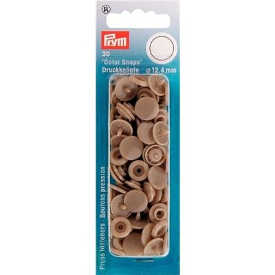 Plasttryckknappar - Color snaps Ø12,4 mm ljus röd 30 st