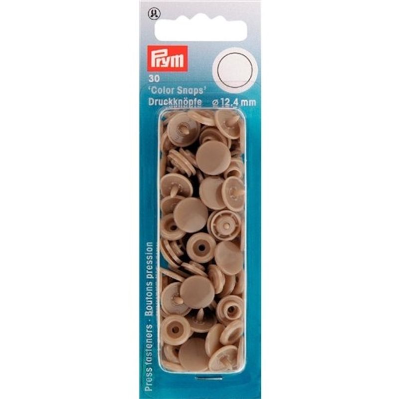 Plasttryckknappar - Color snaps Ø12,4 mm ljus röd 30 st