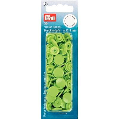 Plasttryckknappar - Color snaps Ø12,4 mm ljus röd 30 st