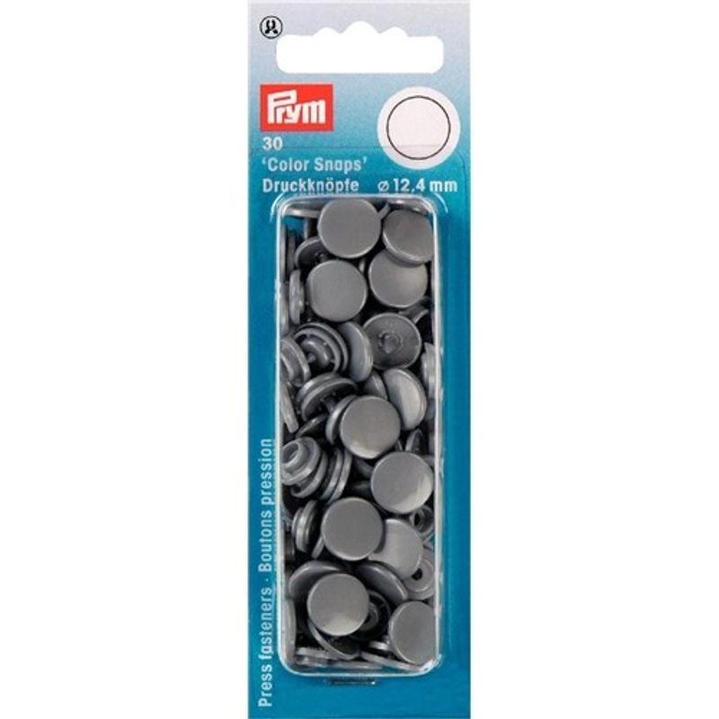 Plasttryckknappar - Color snaps Ø12,4 mm ljus röd 30 st