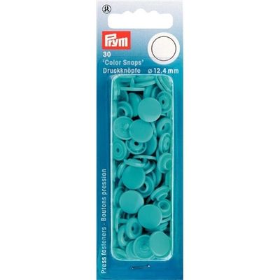 Plasttryckknappar - Color snaps Ø12,4 mm ljus röd 30 st