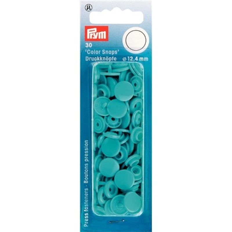 Plasttryckknappar - Color snaps Ø12,4 mm ljus röd 30 st