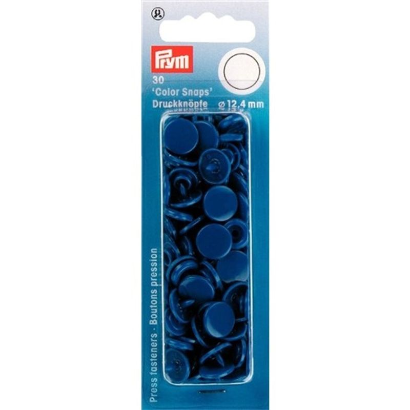Plasttryckknappar - Color snaps Ø12,4 mm ljus röd 30 st