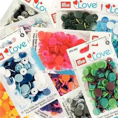 Love Color Snaps blandade blåa 30 st