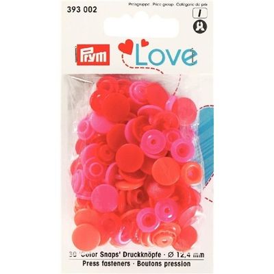 Love Color Snaps blandade blåa 30 st
