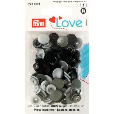 Love Color Snaps blandade blåa 30 st